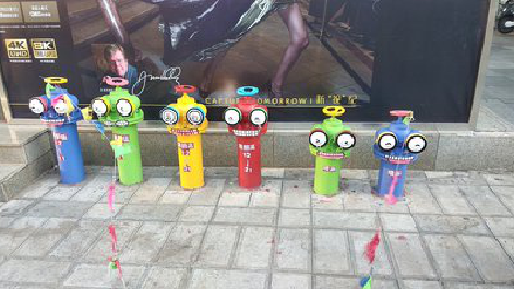 赤壁商业区彩绘