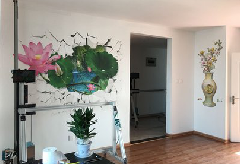 赤壁墙体彩绘相比墙纸的优势。